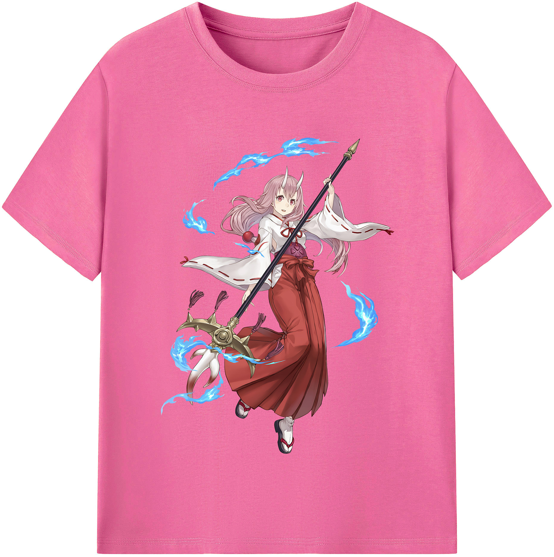 （画像用） 転スラ Regarding Reincarnated to Slime レディースカジュアルプリントTシャツ（綿100％）